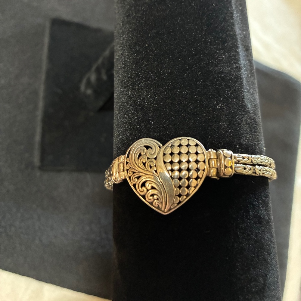 Sterling Silver Heart Bracelet by ATI